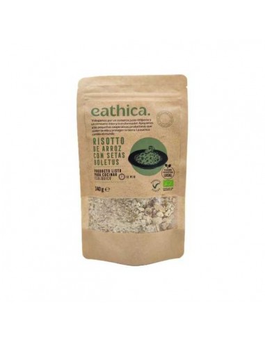 Risotto de setas con boletus ECO de Eathica, 140 gramos