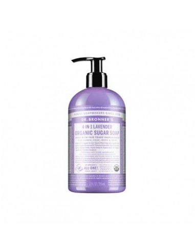 Jabón de azúcar y lavanda orgánico de Dr. Bronners, 710 mililitros