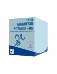 Fepa Magnesio Potasio B6 de Fepadiet, 20 sobres