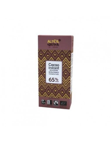 Cacao Instant 65% cacao ECO de Altenativa3, 250 gramos