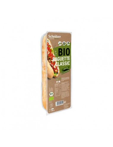 Baguette Classic BIO sin gluten de Schnitzer, 180 gramos