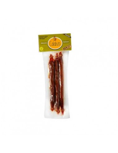 Chorizo de calabaza vegano de Calabizo, pack de 120 gramos