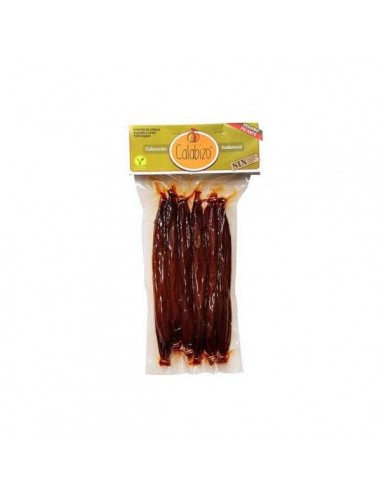 Chorizo de calabaza picante vegan de Calabizo, pack de 240 gramos