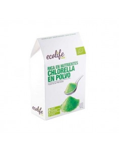 Clorella en polvo BIO  de Ecolife Food, 125 gramos