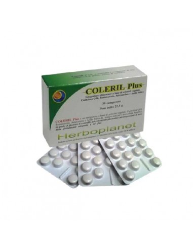 Coleril Plus de Herboplanet, 30 comprimidos