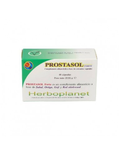 Prostasol Forte de Herboplanet, 48 cápsulas