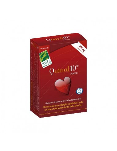 Quinol 10 100mg de Cien por cien natural, 30perlas