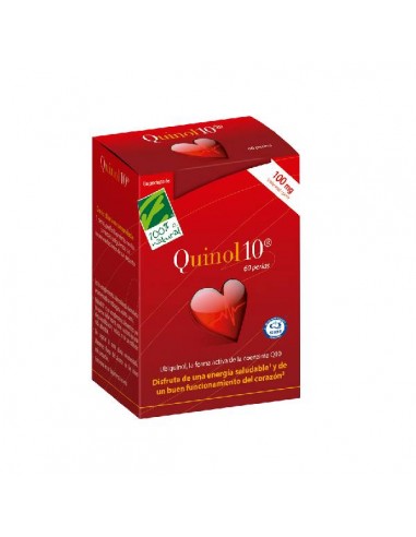 Quinol 10 100mg de Cien por cien natural, 60 perlas