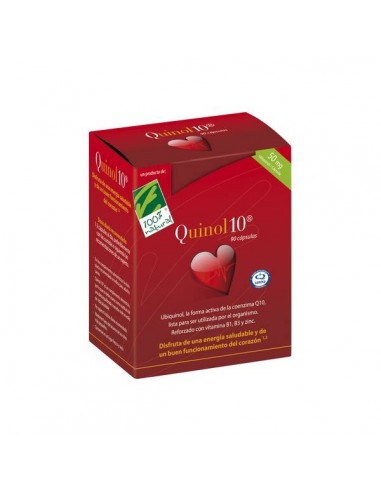 Quinol 10 50mg de Cien por cien natural, 90 perlas