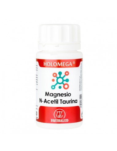 Holomega Magnesio N-Acetil Taurina de Equisalud, 50 cápsulas