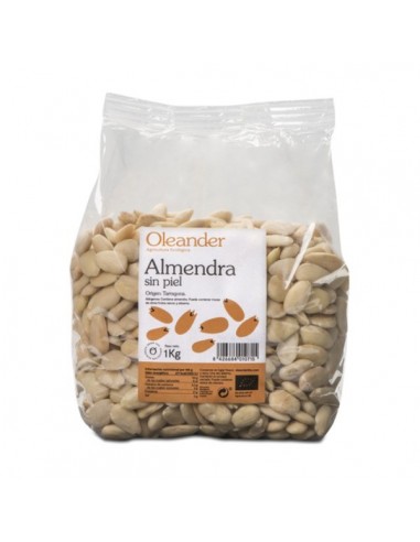 Almendras sin piel ECO de Oleander, 1 kilogramo