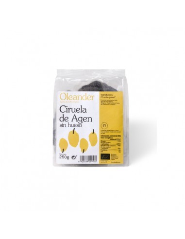 Ciruelas de Agen sin hueso ECO de Oleander, 250 gramos