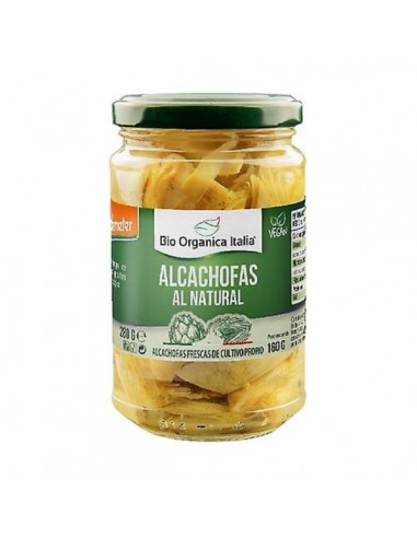 Alcachofas al natural ECO de Bio Organica Italia, 280 gramos