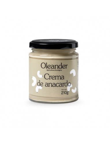 Crema de anacardos crudos ECO de Oleander, 210 gramos