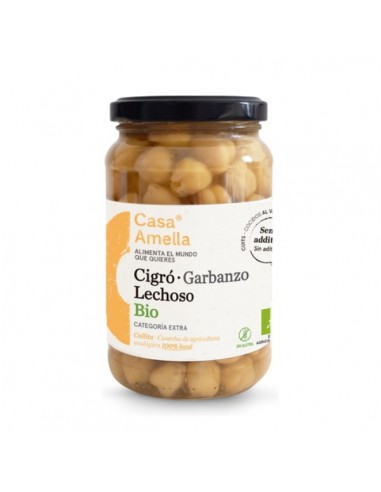Garbanzos lechosos BIO de Casa Amella, 370 gramos