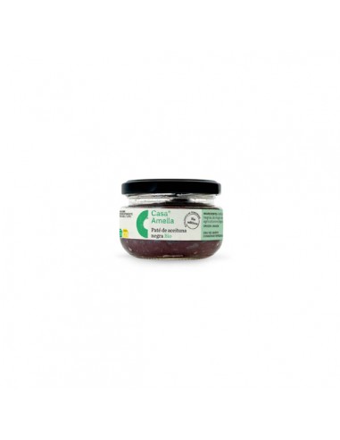 Paté de aceituna negra BIO de Casa Amella, 100 gramos