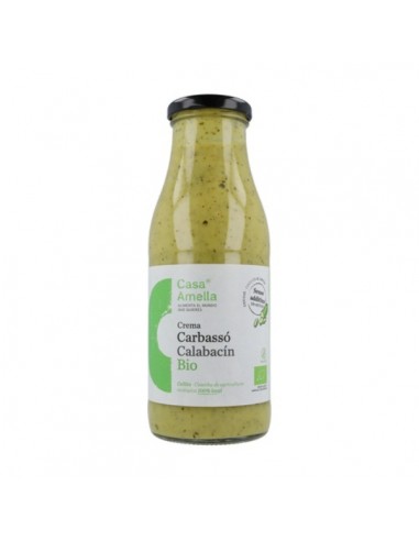 Crema de calabacín BIO de Casa Amella, 490 mililitros