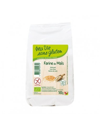 Harina de maíz BIO de Ma Vie Sans Gluten, 500 gramos