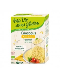 Cous cous de maiz y arroz BIO de Ma Vie Sans Gluten, 375 gramos