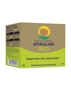 Recarga de espirulina BIO de Marcus Rohrer, 540 comprimidos