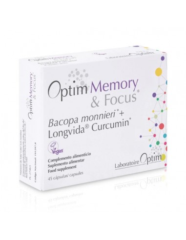 Optim Memory Focus de Laboratoire Optim, 45 cápsulas