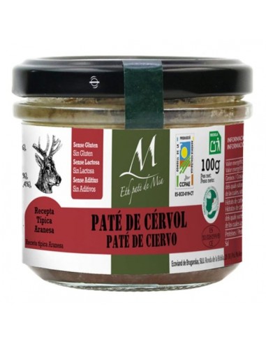 Paté de ciervo ECO de Eth Paté de Mia, 100 gramos