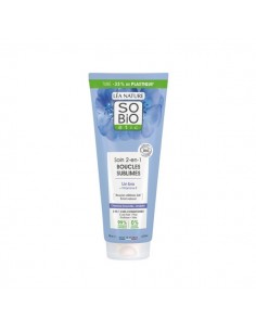 Acondicionador para rizos con lino y vitamina F de SO'BiO étic, 200 mililitros