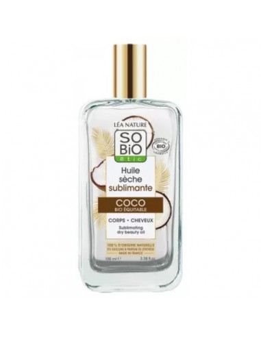 Aceite de coco de SO'BiO étic, 100 mililitros