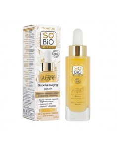 Sérum facial rejuvenecedor con aceite de argán de SO'BiO étic, 30 mililitros