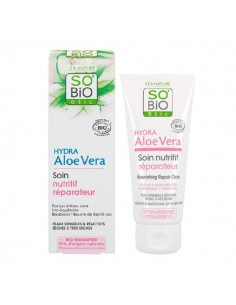 Crema nutritiva reparadora con aloe vera de SO'BiO étic, 50 mililitros
