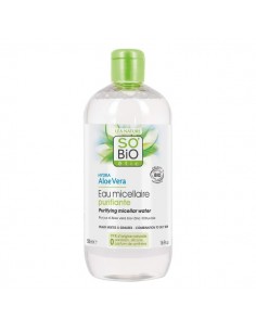 Agua micelar purificante con aloe vera de SO'BiO étic, 500 mililitros