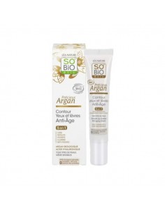 Contorno de ojos y labios antiedad de SO'BiO étic, 15 mililitros