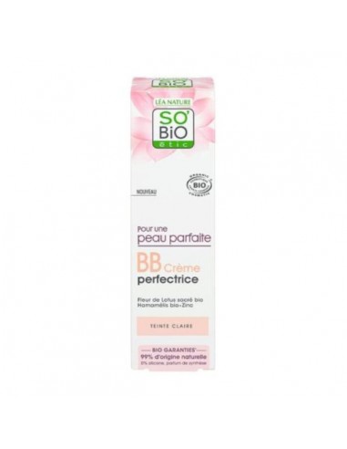 BB Cream cobertura perfecta light de SO'BiO étic, 40 mililitros