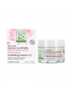 Crema de día hidratante perfeccionadora de SO'BiO étic, 50 mililitros