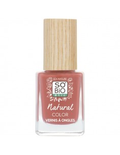 Pintauñas natural tono rosa nude de SO'BiO étic, 11 mililitros