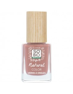 Pintauñas natural tono rosa peonía de SO'BiO étic, 11 mililitros