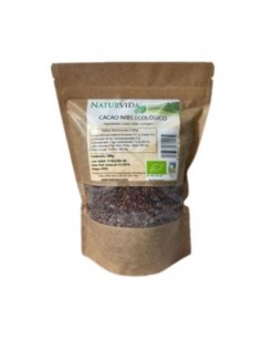 Nibs de cacao BIO de Naturvida, 250 gramos