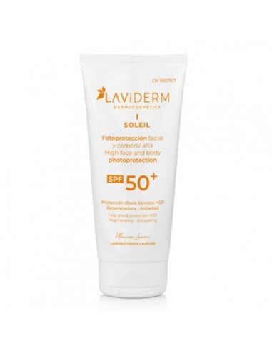 Soleil crema solar SPF 50+ de Laviderm, 200 mililitros