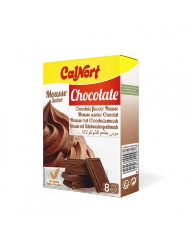 Mousse sabor chocolate de Calnort, 70 gramos