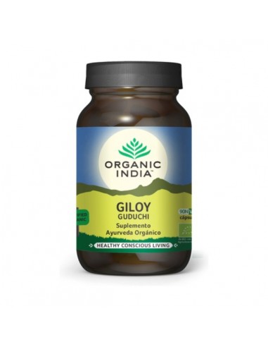 Giloy Guduchi de Organic India, 90 cápsulas