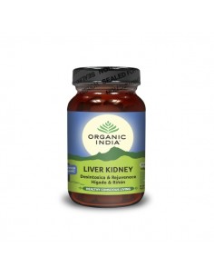 Liver Kidney de Organic India, 90 cápsulas