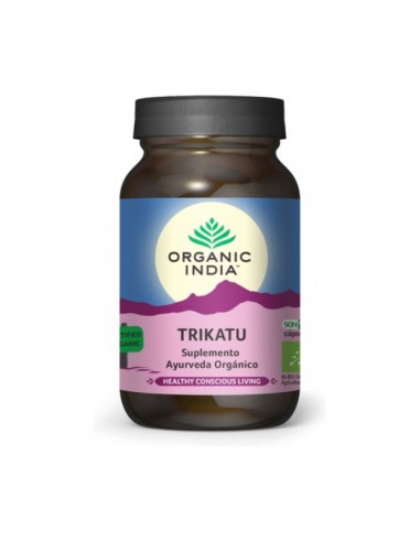 Trikatu Ayurveda de Organic India, 90 cápsulas