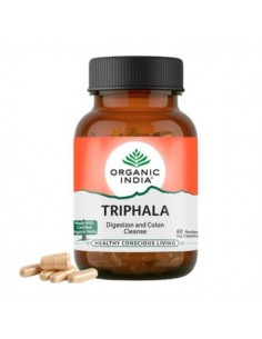 Triphala de Organic India, 60 cápsulas