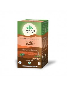 Infusión ayush kwath de Organic India, 25 unidades