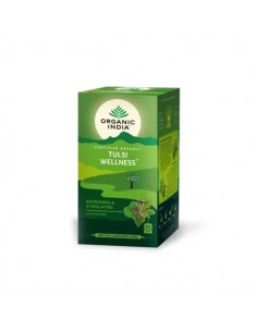 Tulsi infusión wellness ECO de Organic India, 25 unidades