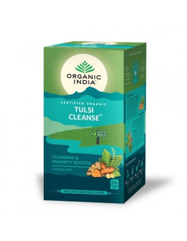 Tulsi infusión cleanse ECO de Organic India, 25 unidades