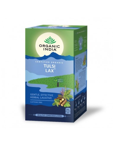 Tulsi infusión lax ECO de Organic India, 25 unidades