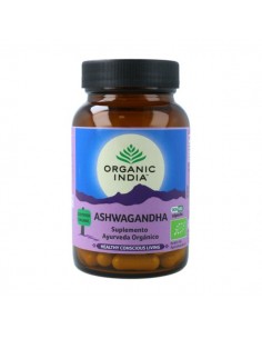 Ashwagandha de ayurveda BIO de Organic India, 90 cápsulas