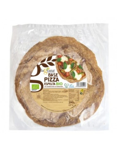Base de pizza de espelta BIO de La Grana, 390 gramos