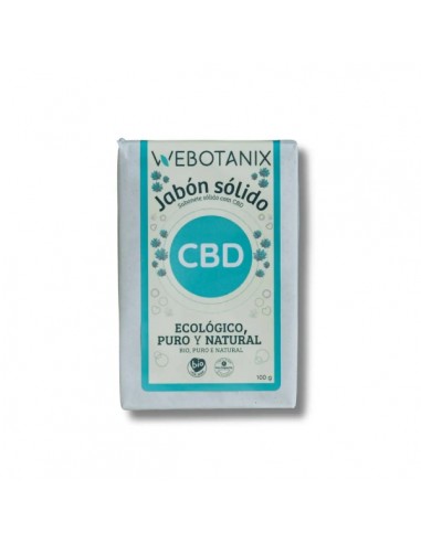 Jabón sólido CBD de WeBotanix, 100 gramos